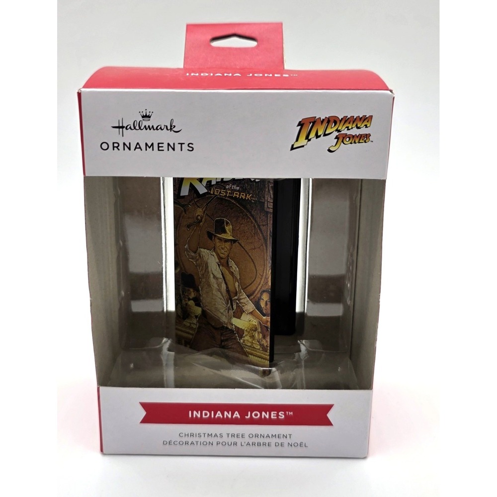 2022 Hallmark Indiana Jones Raiders Of The Lost Ark VHS Christmas Ornament New